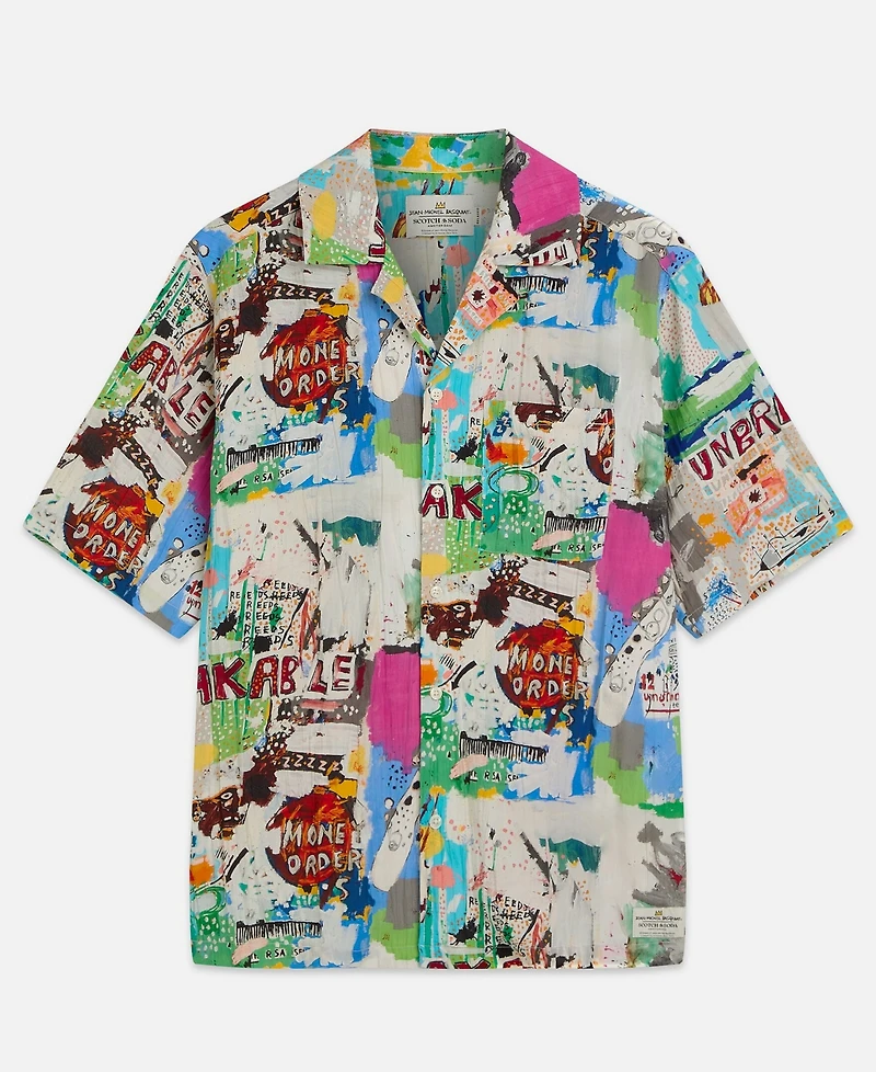 Scotch & Soda Men's Regular-Fit Printed Shirt