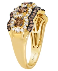 Le Vian Nude Diamond (0.42 ct. t.w.) & Chocolate Diamond (0.80 ct. t.w.) Ring in 14k Honey Gold
