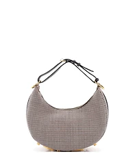 Pre-Owned Fendi Small Fendigraphy Bag Houndstooth Wool
