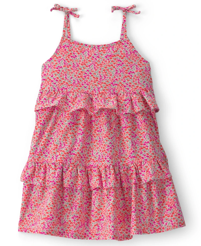 Carter's Girls' 2T-5T Floral Ruffle Tiered Dress