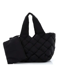 Pre-Owned Bottega Veneta Cassette Paper Tote Intrecciato Nylon