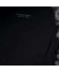 Pre-Owned Bottega Veneta Small Convertible Drawstring Bucket Bag Intrecciato Effect Jacquard