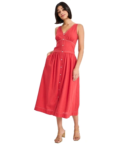 Donna Morgan Women's Isla Lined Midi Dress