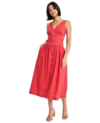 Donna Morgan Women's Isla Lined Midi Dress