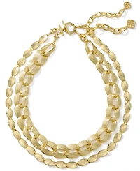Kendra Scott Kira 14k Gold-Tone Over Brass Multi Strand Necklace