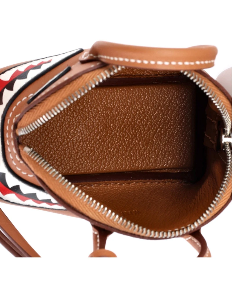 Pre-Owned Hermes Bolide Shark Bag Charm Leather