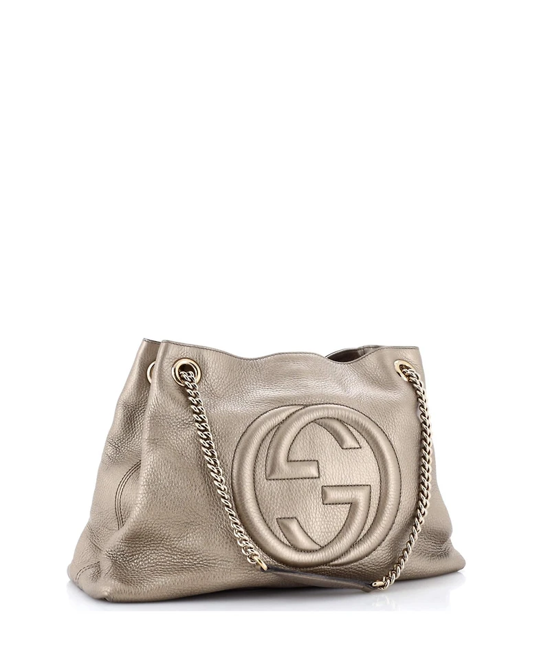 Pre-Owned Gucci Medium Soho Chain Strap Shoulder Bag Leather