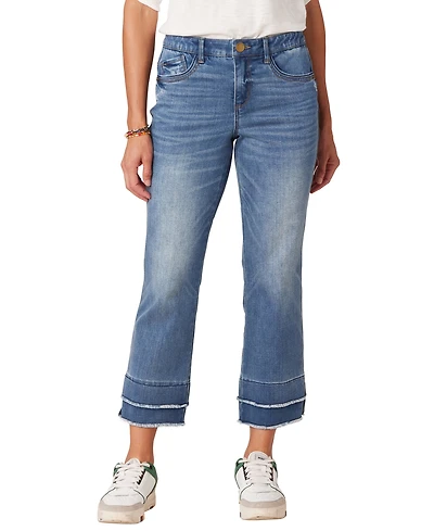 Democracy Women's Kick Flare Mid Rise Jeans