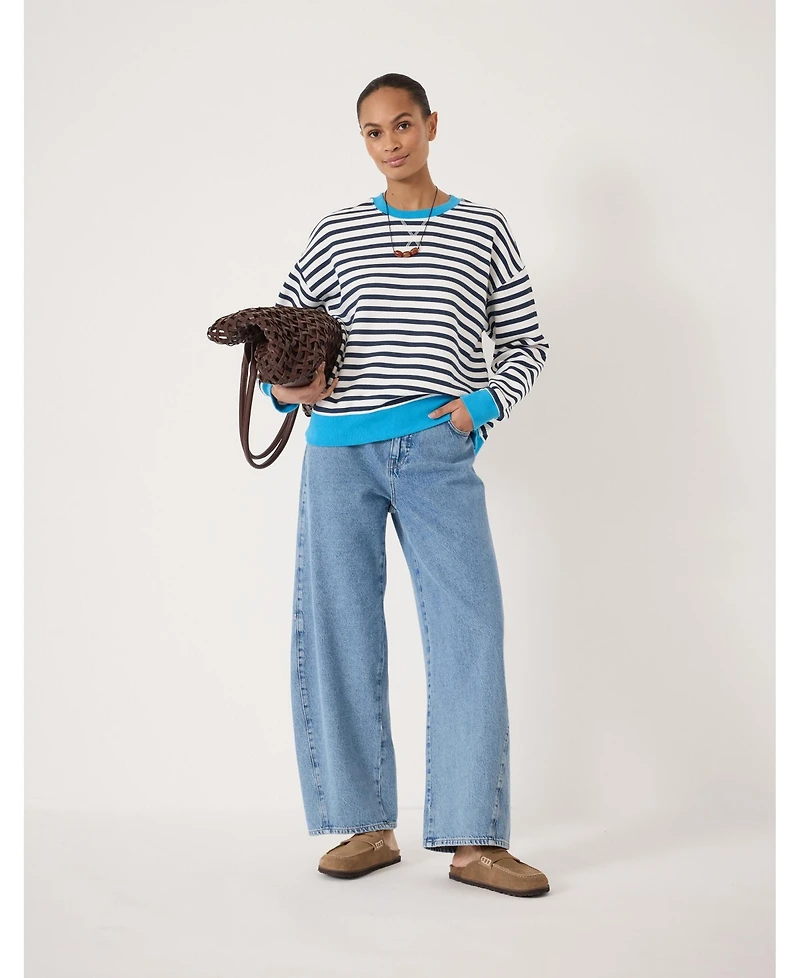 Hush Women's Luca Stripe Heavyweight Sweatshirt