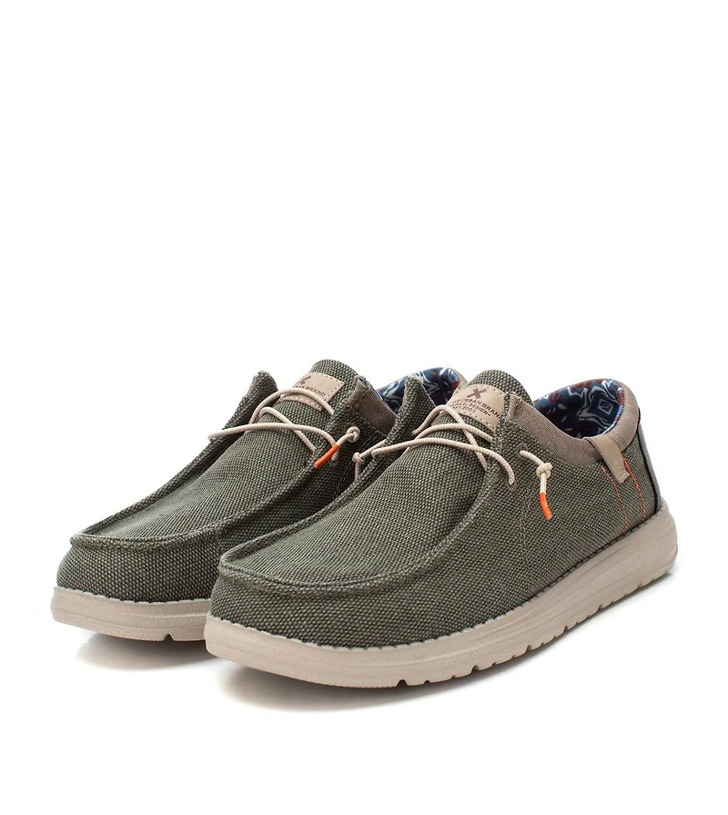 Xti Men's Comfort Canvas boat Shoes