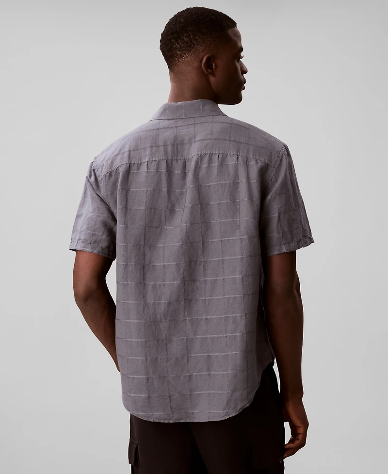 Calvin Klein Men's Yarn-Dyed Plaid Shirt