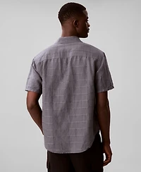 Calvin Klein Men's Yarn-Dyed Plaid Shirt