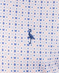 Tailorbyrd Men's Dealers Choice Printed Performance Polo Shirt