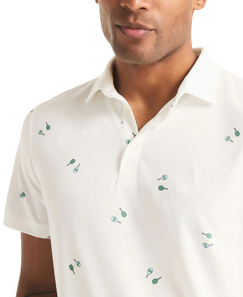 Nautica Men's Paddle Print Golf Polo Shirt
