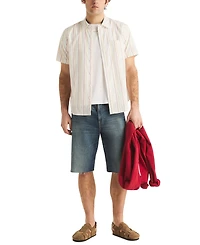 Nautica Men's Short-Sleeve Stripe Shirt