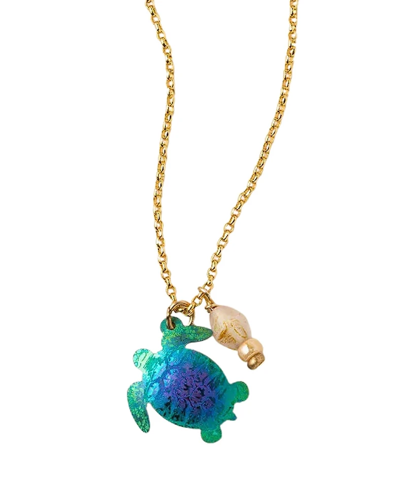 Uncommon Goods Holly Yashi Iridescent Sea Turtle Jewelry