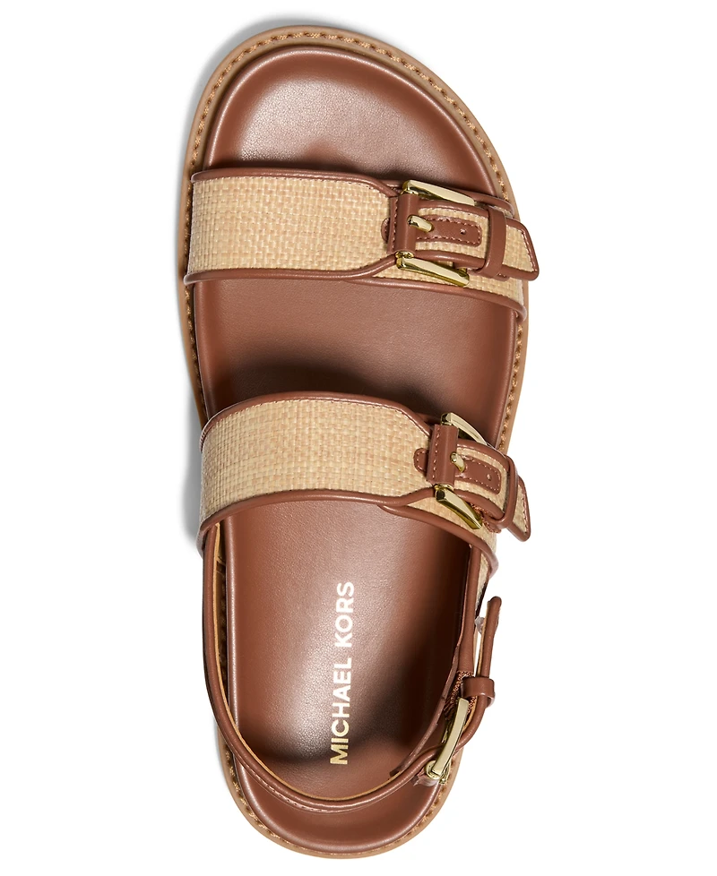 Michael Kors Women's Nia Footbed Flat Sandals
