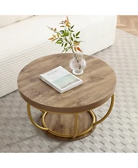 Rainsken 31" Round Coffee Table