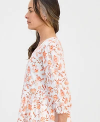 Style & Co Petite V-Neck Paisley-Print Blouse, Macy's Exclusive