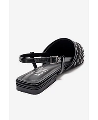 Prologue Shoes Women's Chanda Pointed Toe Woven Sandal