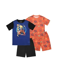 Naruto Big Boys Uzumaki 4-Pack Pajama Set-14