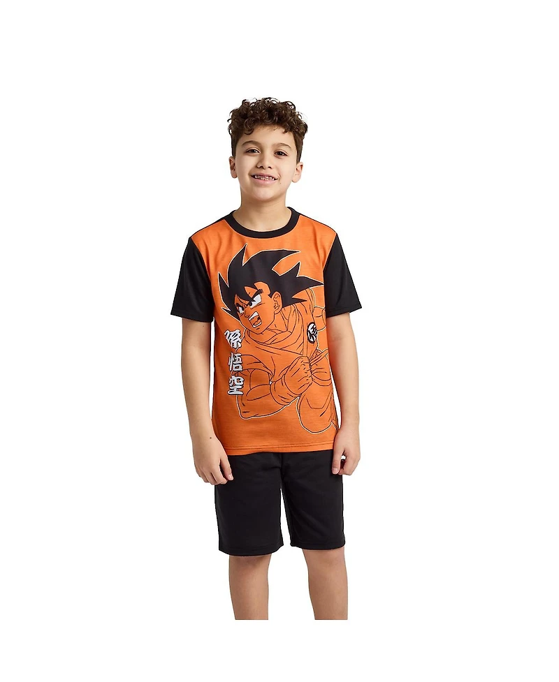 Dragon Ball Z Big Boys Goku and Kanji 4-Pack Pajama Set -14