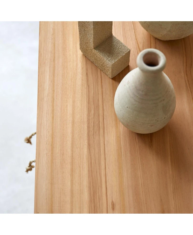 Tikamoon 170 cm Solid Teak Minimalist Sideboard Kitchen Cupboard