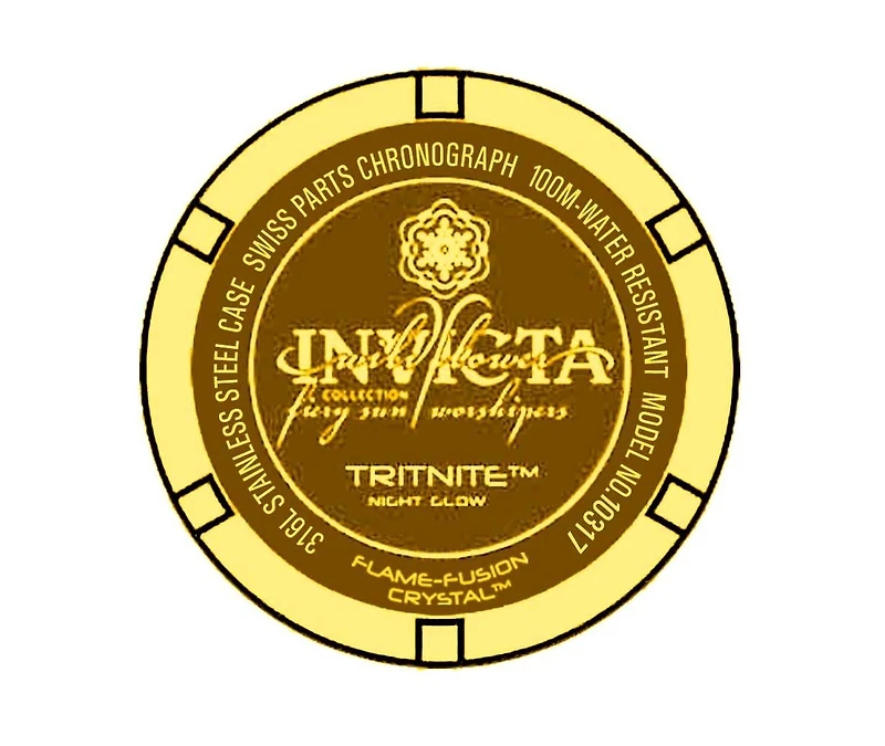 Invicta Women's 10317 Wildflower Quartz Chronograph Dial Watch