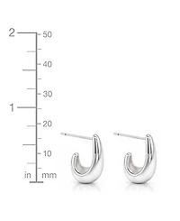 And Now This Oblong Post + J Hoop+ Hinge Hoop Earrings Set