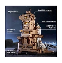 Flash Popup 3D Puzzle Space Shuttle 446pcs Diy Gears Move