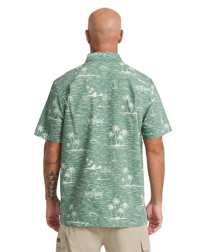 Quiksilver Waterman Men's Azure Collared Shirt