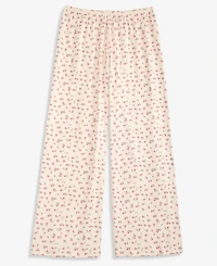 With Jules Girls' 7-16 Printed Lightweight Ribbed Pants