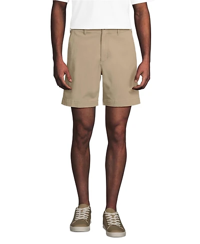 Lands' End Men's Knockabout 7" Classic Fit Chino Short