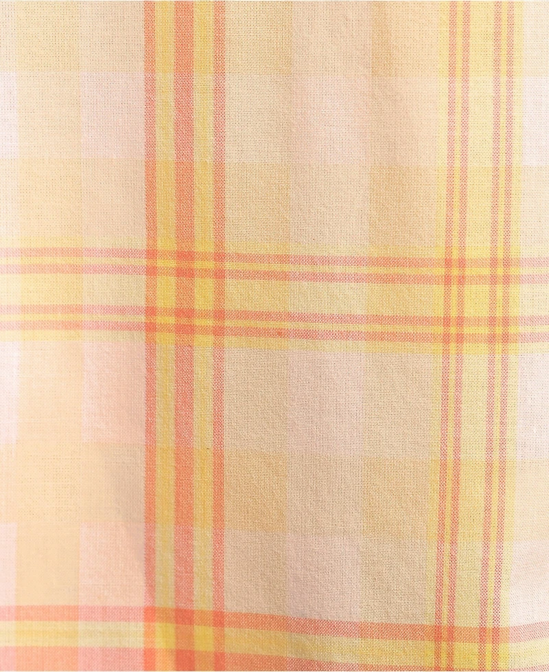 Lands' End Men's Traditional Fit Short Sleeve Madras Shirt