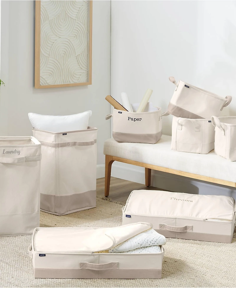Lands' End Small Canvas Storage Tote