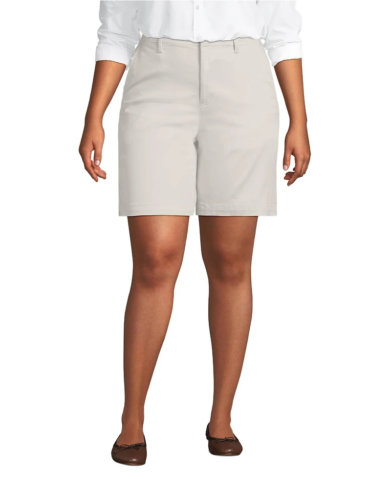 Lands' End Women's Classic 7" Chino Shorts