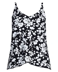 Lands' End Women's D-Cup Tulip Hem Tankini Top