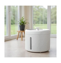Zeus and Ruta 2500ML Usb Pet Water Fountain Round Automatic Cat Dispenser With Circulating Pump Ultra Quiet For Cats and Dogs