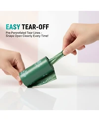 Aronkl Thick Dog Poop Bags Leak-Proof Scented 9x13 Inch for Small Large Dogs Cats Walking Waste Bags