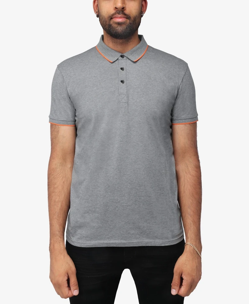 X-Ray Men's Basic Comfort Tipped Polo Shirt