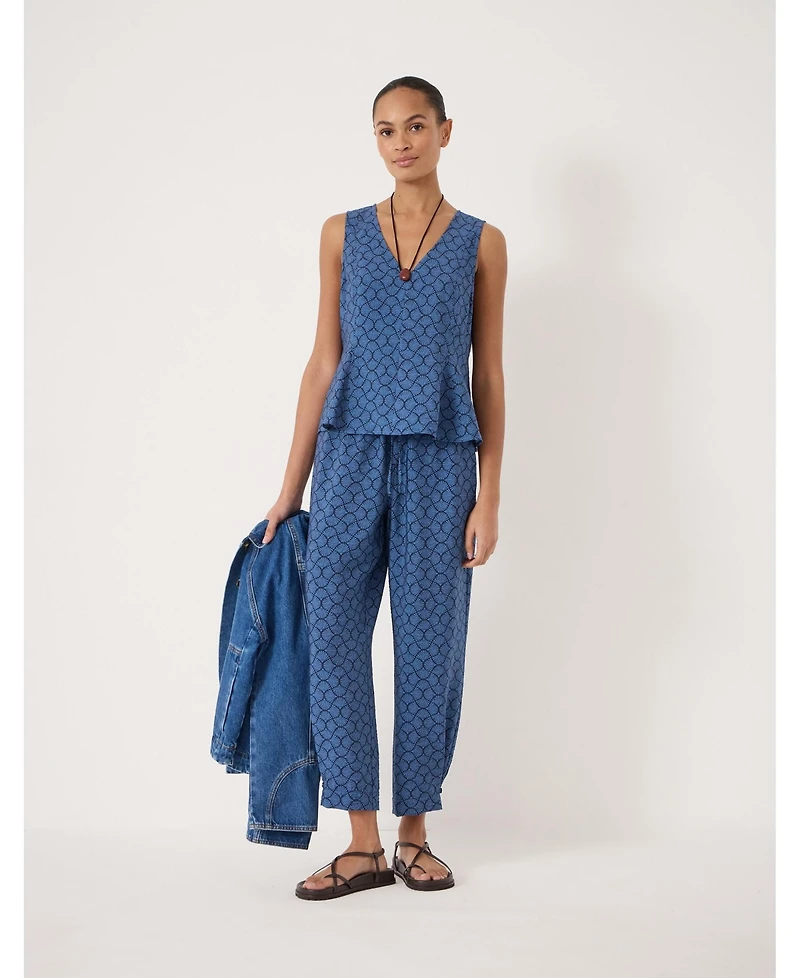 Hush Women's Sybil V-Neck Air Flow Godet Top