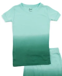 Leveret Kids Matching Family Two Piece Cotton Short Sleeve Shirt and Shorts Tie Dye Pajamas