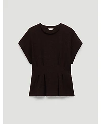 Hush Women's Keira Textured Pleat Release Jersey Top