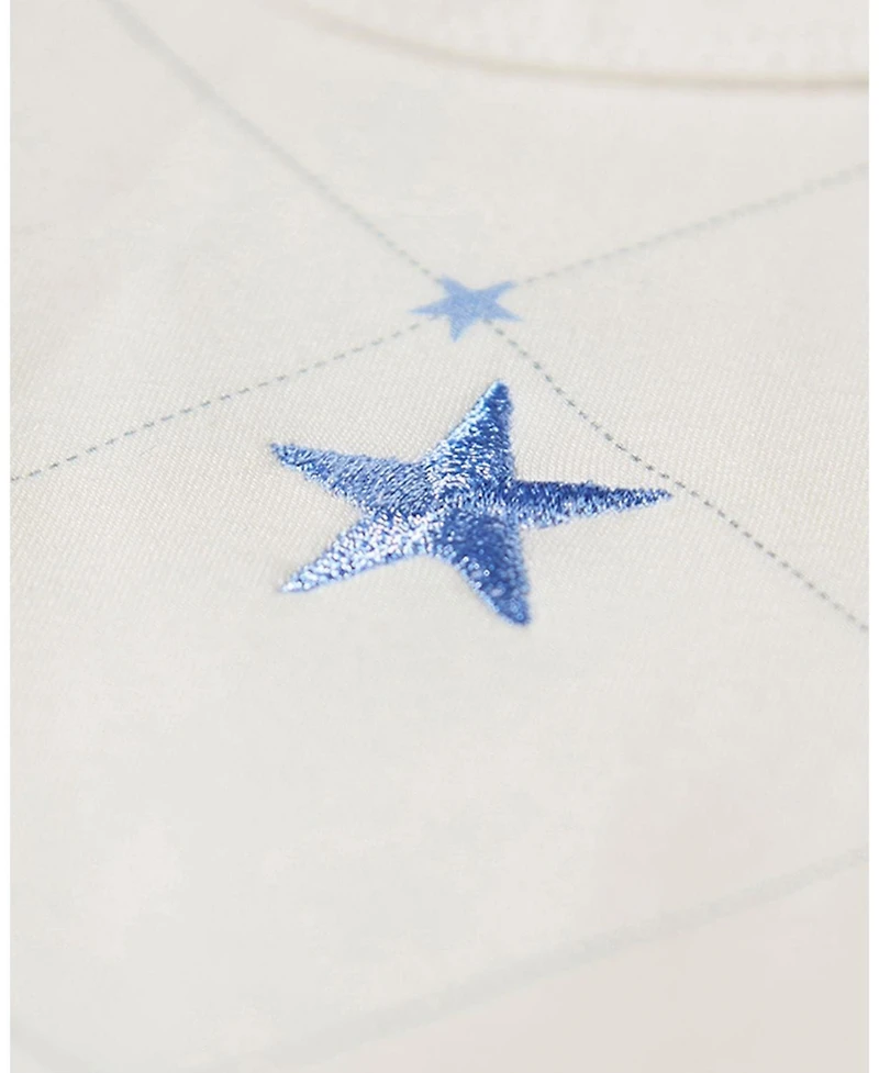MeMoi Baby Boys "Stars and Stitching" Cotton/Rayon-Blend Footie