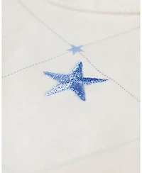 MeMoi Baby Boys "Stars and Stitching" Cotton/Rayon-Blend Footie