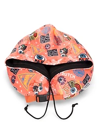 Von Dutch Jax Hooded Memory Foam 11" Travel Neck Pillow
