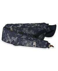 Pre-Owned Gucci Navy Gg Floral Canvas Belt Bag