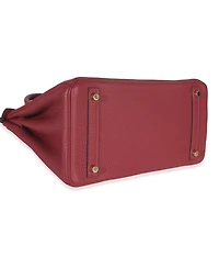 Pre-Owned HERMES Rouge Grenat Togo Birkin 30 Ghw