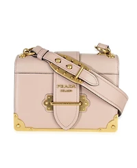 Pre-Owned Prada Cammeo City Calfskin Saffiano Cahier Bag