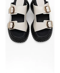 Joanes Leather Two-Strap Platform Sandal (Women)